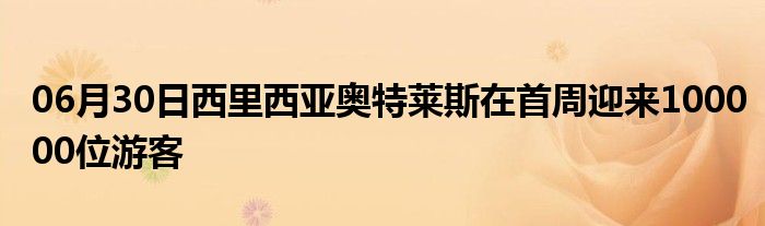 06月30日西里西亚奥特莱斯在首周迎来100000位游客