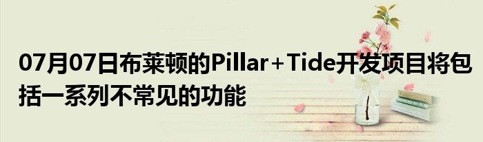 07月07日布莱顿的Pillar+Tide开发项目将包括一系列不常见的功能