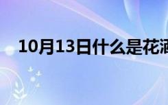 10月13日什么是花洒事件（什么是花洒）