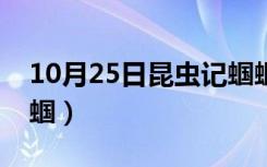 10月25日昆虫记蝈蝈的精神品质（昆虫记蝈蝈）