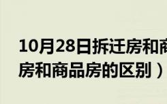 10月28日拆迁房和商品房混住的小区（拆迁房和商品房的区别）