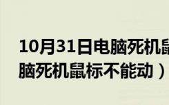 10月31日电脑死机鼠标不能动怎么解决（电脑死机鼠标不能动）