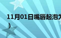 11月01日嘴唇起泡为什么（嘴唇起泡为什么）